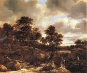 Landscape with Waterfall Jacob van Ruisdael